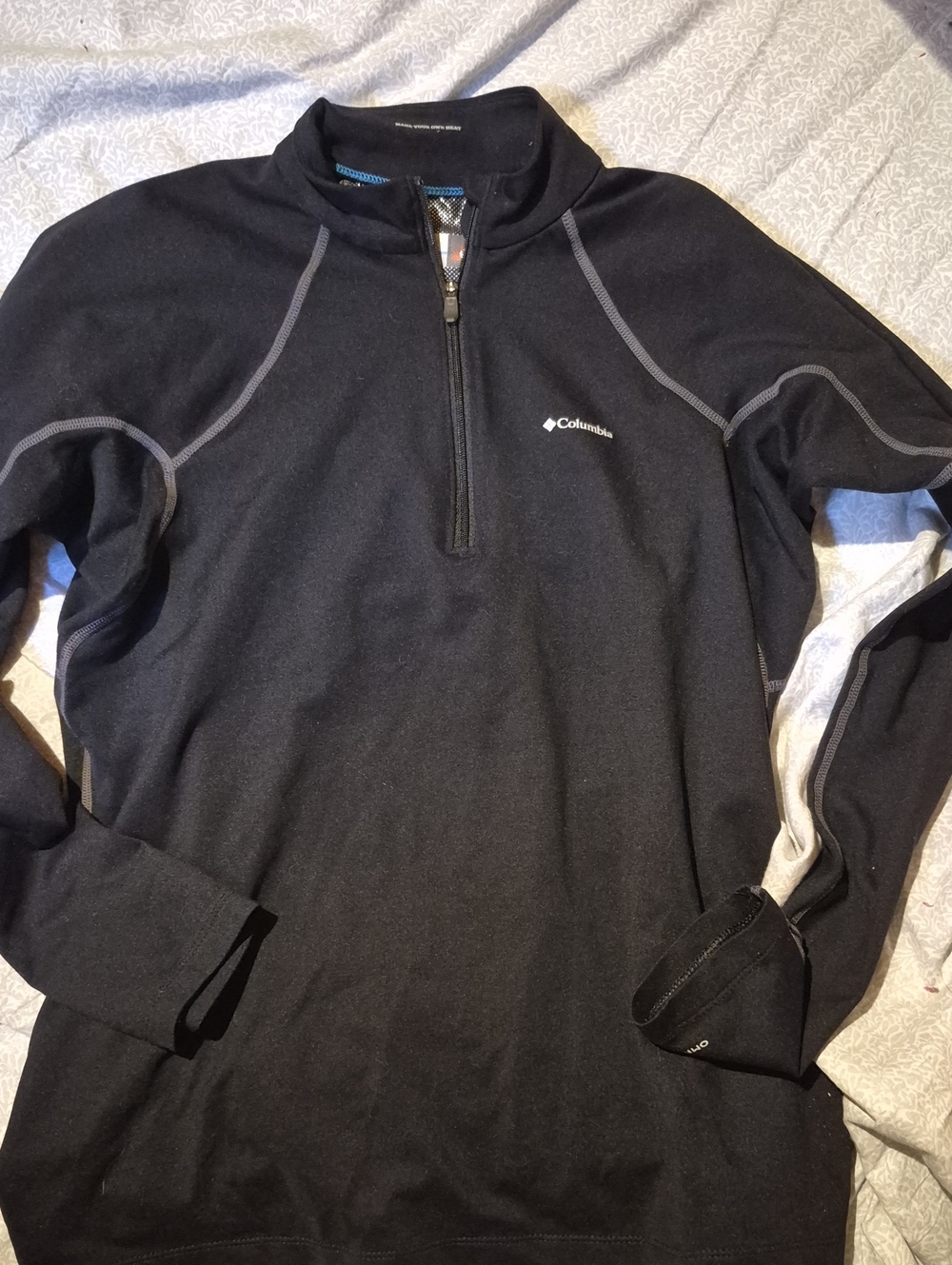 Columbia Men’s Black Half-Zip Performance Pullover